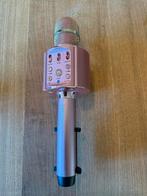 LENCO Karaoke Microfoon Roze - Bluetooth & Verlichting, Muziek en Instrumenten, Ophalen of Verzenden, Zo goed als nieuw, Zangmicrofoon