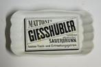 1900 1920 Mattoni's porseleinen schaal asbak reclame drank, Antiek en Kunst, Ophalen of Verzenden