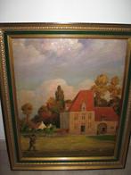 Prachtige gesigneerde & gedateerde (1927) antieke schilderij, Antiek en Kunst, Kunst | Schilderijen | Klassiek, Ophalen of Verzenden