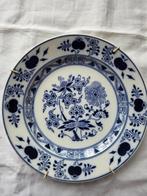 Duitsland:  oud delftsblauw wandbord blauwe ui-motief, Antiek en Kunst, Antiek | Wandborden en Tegels, Ophalen of Verzenden