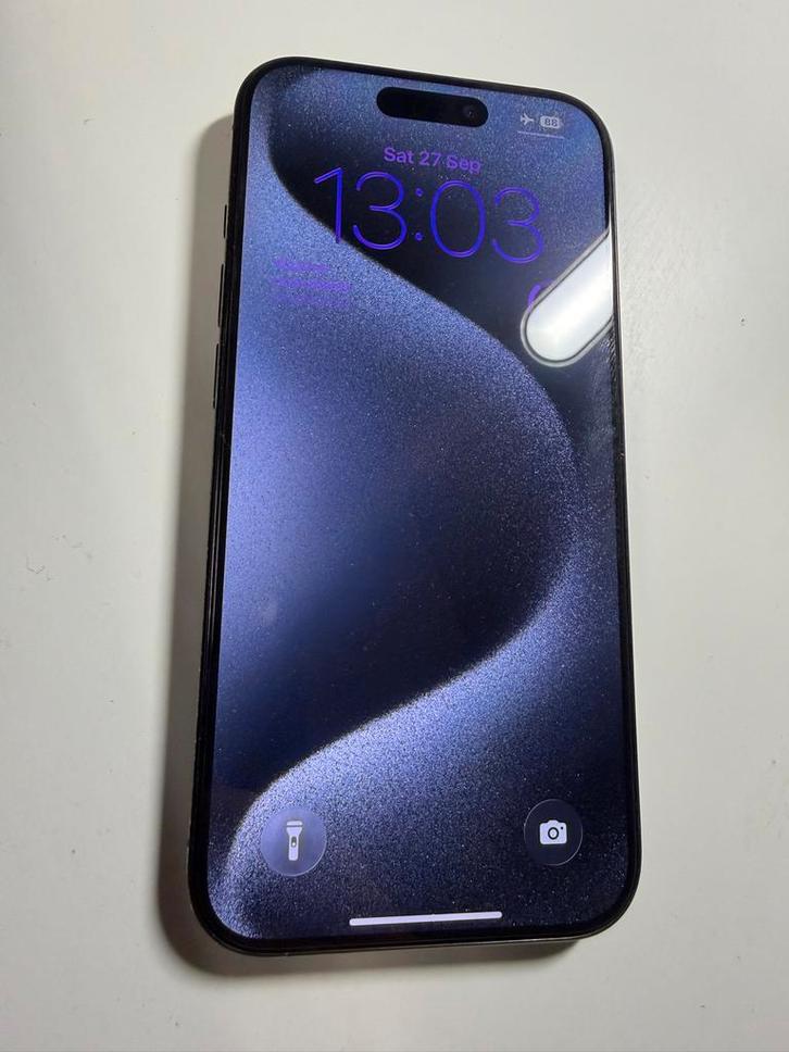 Apple iPhone 15 Pro, Telecommunicatie, Mobiele telefoons | Apple iPhone, Zo goed als nieuw, 256 GB, iPhone 15 Pro, Blauw, Ophalen