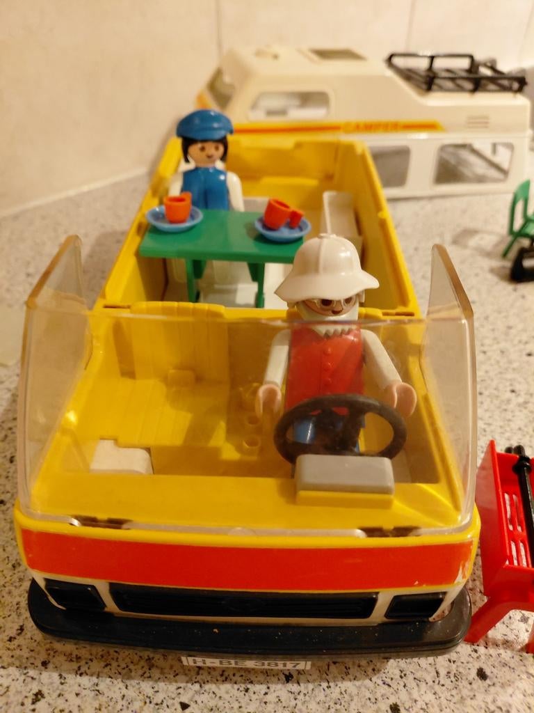 Vintage Playmobiel Camper 3258, Ophalen of Verzenden, Gebruikt, Jongen of Meisje