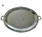 Dienblad serveerblad verzilverd of nikkelzilver diverse, Verzenden, Nieuw, Overige vormen, Overige materialen