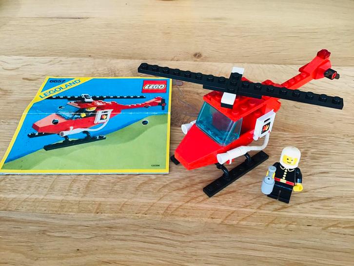 LEGO classic 6657, brandweer helikopter, compleet en IZGS, Kinderen en Baby's, Speelgoed | Duplo en Lego, Gebruikt, Lego, Complete set