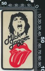 Sticker: Mick Jagger - Rolling Stones, Ophalen of Verzenden