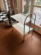 Theetafeltje vintage, inklapbaar, Antiek en Kunst, Ophalen