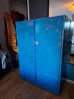 Industriële metalen kast, Huis en Inrichting, Kasten | Kledingkasten, Ophalen, 100 tot 150 cm, 100 tot 150 cm, Metaal