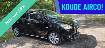 Zwarte Mitsubishi Space Star 1.2 Intense+ 160DKM Koude Airco beschikbaar voor biedingen