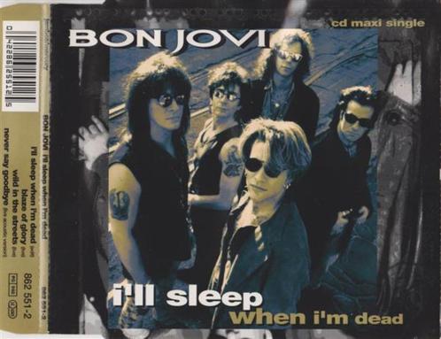 Bon Jovi - I'll Sleep When I'm Dead (4track/Top 2000), Cd's en Dvd's, Cd Singles, Zo goed als nieuw, Rock en Metal, Ophalen of Verzenden