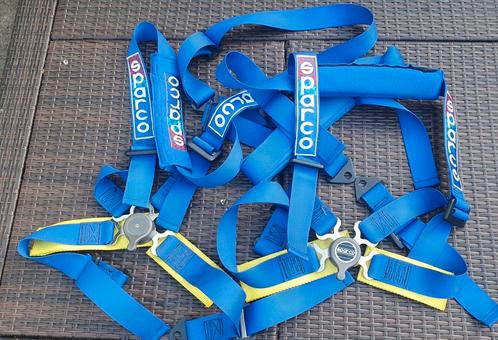 sparco 4 punts gordels nascar sluiting blauw schroth omp, Auto-onderdelen, Interieur en Bekleding, Alfa Romeo, Amerikaanse onderdelen