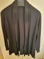 Zwart vest X-two maat 2 met mooie plooien sjaalkraag, Kleding | Dames, Grote Maten, Zwart, Trui of Vest, X-two, Ophalen of Verzenden