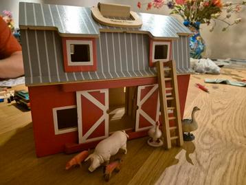 Melissa& Doug houten boerderij beschikbaar voor biedingen