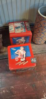 2 Grote Douwe Egberts Bewaarblikken, Ophalen of Verzenden, Gebruikt, Koffie, Douwe Egberts