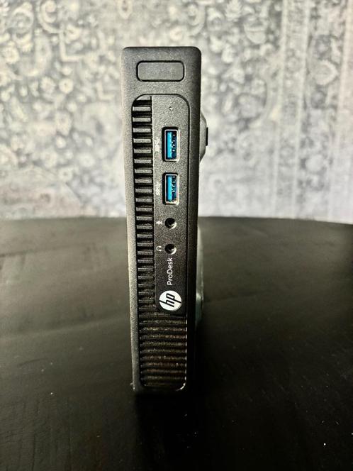 hp mini desktop 17x17cm windows 10, Computers en Software, Desktop Pc's, Zo goed als nieuw, 3 tot 4 Ghz, HDD, 4 GB, Ophalen
