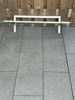 Te koop: RVS wandkapstok, 90 cm breed., Wandkapstok, Ophalen of Verzenden, Zo goed als nieuw, Minder dan 100 cm