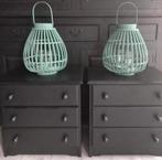 2 stuks ladenkasten mat zwart, Antiek en Kunst, Ophalen