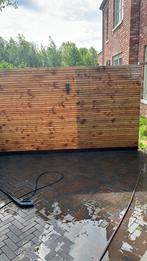 Een schutting als nieuw voor de zomer?! Lees verder!, Ophalen of Verzenden, Zo goed als nieuw, Hout, 200 cm of meer