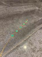 Van Cleef & Arpels Armband - Groen & Goud - Nieuw, Sieraden, Tassen en Uiterlijk, Nieuw, Ophalen of Verzenden, Met bedels of kralen