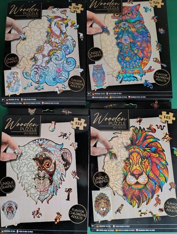 Voordeelpakket Grafix houten puzzels beschikbaar voor biedingen