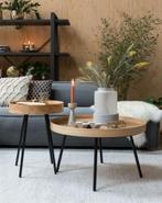 Salontafel Zuiver, Huis en Inrichting, Tafels | Salontafels, Ophalen, 50 tot 100 cm, Rond, Zo goed als nieuw