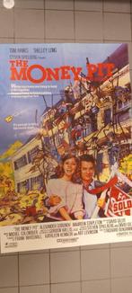 Bioscoop poster ''The Money pit'' uit 1985  Steven Spielberg, Rechthoekig Staand, Deurposter of groter, Ophalen of Verzenden, Zo goed als nieuw