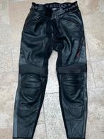 Zwart Leren Motorbroek - Rev'it! Maat 52, Motoren, Kleding | Motorkleding, Ophalen of Verzenden, Tweedehands, Heren, Broek | leer