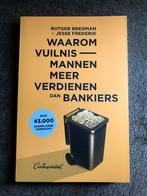 Rutger Bregman. Waarom vuilnismannen meer Verdienen dan bank, Boeken, Ophalen of Verzenden, Zo goed als nieuw, Rutger Bregman.