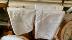 Wit brocante borduurwerk kleedjes, Ophalen of Verzenden, Zo goed als nieuw, Rechthoek