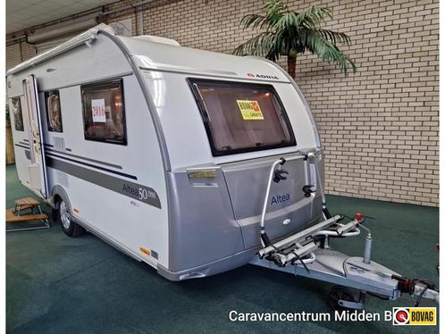 Adria Altea 472 LU Aparte bedden, Airco, Mover, Caravans en Kamperen, Caravans, Bedrijf, tot en met 4, 1000 - 1250 kg, Standaardzit