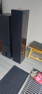 Elipson colonne duson luidsprekers (nieuwe foamranden), Audio, Tv en Foto, Luidsprekers, Gebruikt, 120 watt of meer, Front, Rear of Stereo speakers