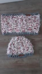 Muts en colsjaal meisje roze, Kinderen en Baby's, Kinderkleding | Mutsen, Sjaals en Handschoenen, Ophalen, Zo goed als nieuw, Meisje