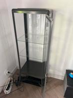 Industriële Vitrinekast Metaal/Glas fabrikor ikea, Ophalen, Gebruikt, 50 tot 100 cm, Glas
