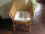 stoel: manou met webbing zitting+ kussen ,retro, Huis en Inrichting, Ophalen, Eén
