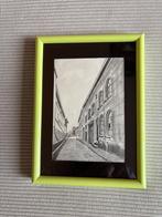 Aquarel van Nijmegen Achter de Vismarkt, Antiek en Kunst, Verzenden