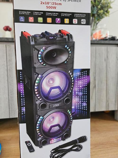 Party Light Sound 500W Colonne DJ Speaker - STUP210, Audio, Tv en Foto, Karaoke-apparatuur, Zo goed als nieuw, Ophalen