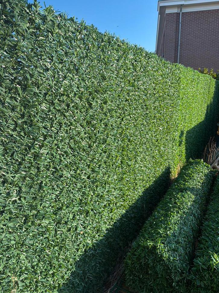 Kunststof tuinhek bedekking, Tuin en Terras, Tuinhekken en Hekwerk, Gebruikt, Tuinhek, Kunststof, Ophalen