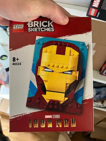 Lego Marvel 40535 Iron Man Brick Sketches beschikbaar voor biedingen