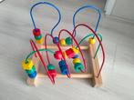 Kleurrijke houten kralen doolhof achtbaan kralen speelgoed., Ophalen of Verzenden, Zo goed als nieuw, Overige typen