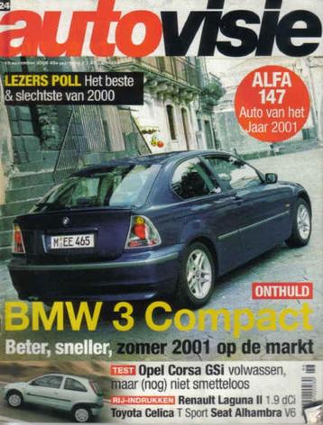 Autovisie 24 2000 : Toyota Celica T - MR2 - Opel Corsa GSi