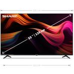 Sharp 55GL4460E 55" 4K ULTRA HD LED SHARP GOOGLE TV™ |, Nieuw
