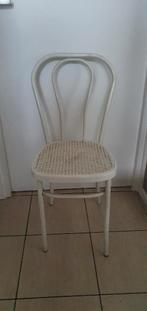 stoel wit, Huis en Inrichting, Stoelen, Ophalen, Gebruikt, Wit, Metaal