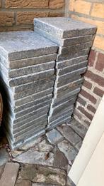 Tegels, belgisch hardsteen, Tuin en Terras, Tegels en Klinkers, Ophalen, Zo goed als nieuw, Beton, Terrastegels
