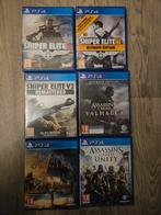 Playstation 4 games Sniper Elite & Assassin's Creed, Online, Shooter, 1 speler, Ophalen of Verzenden