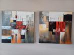 2  canvas schilderijen modern, Ophalen of Verzenden
