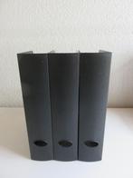 3 zwarte geperforeerde lectuurbakken, tijdschriftencassettes, Ophalen of Verzenden, Zo goed als nieuw