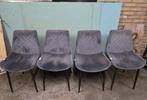4 Eetkamerstoelen grijs, Ophalen