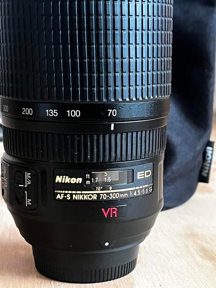 Nikon AF-S VR Nikkor Zoom 70-300mm f4.5G ED, Audio, Tv en Foto, Fotografie | Lenzen en Objectieven, Zo goed als nieuw, Telelens