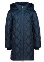 Vingino Winterjas Donkerblauw Maat 140, Ophalen of Verzenden, Zo goed als nieuw