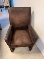 Gratis 2 bruine stoelen - breedte 55cm, zithoogte 45cm, Huis en Inrichting, Stoelen, Ophalen, Gebruikt, Twee, Bruin