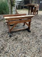 Oud schoolbankje, Antiek en Kunst, Ophalen